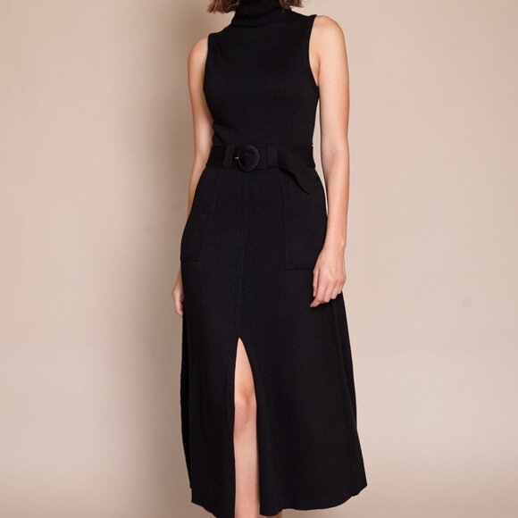 Elle Belted Sweater Dress - Picture 1 of 6